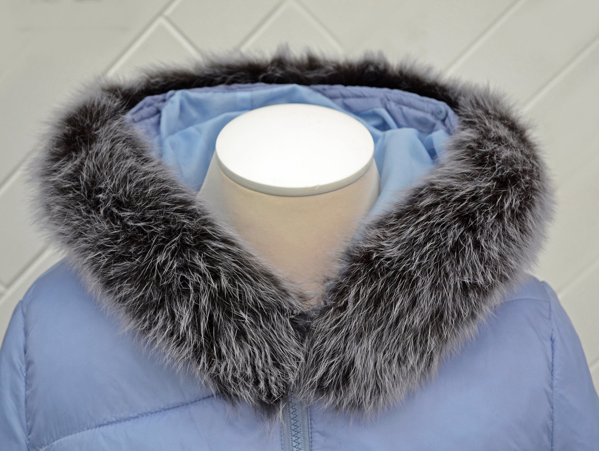 BY ORDER not Tail, Real Gray Fox Fur Trim Hood, Fur collar trim, Fox Fur Collar, Fur Scarf, Fur Ruff, Fox Fur Hood, Fox Fur, Super Soft