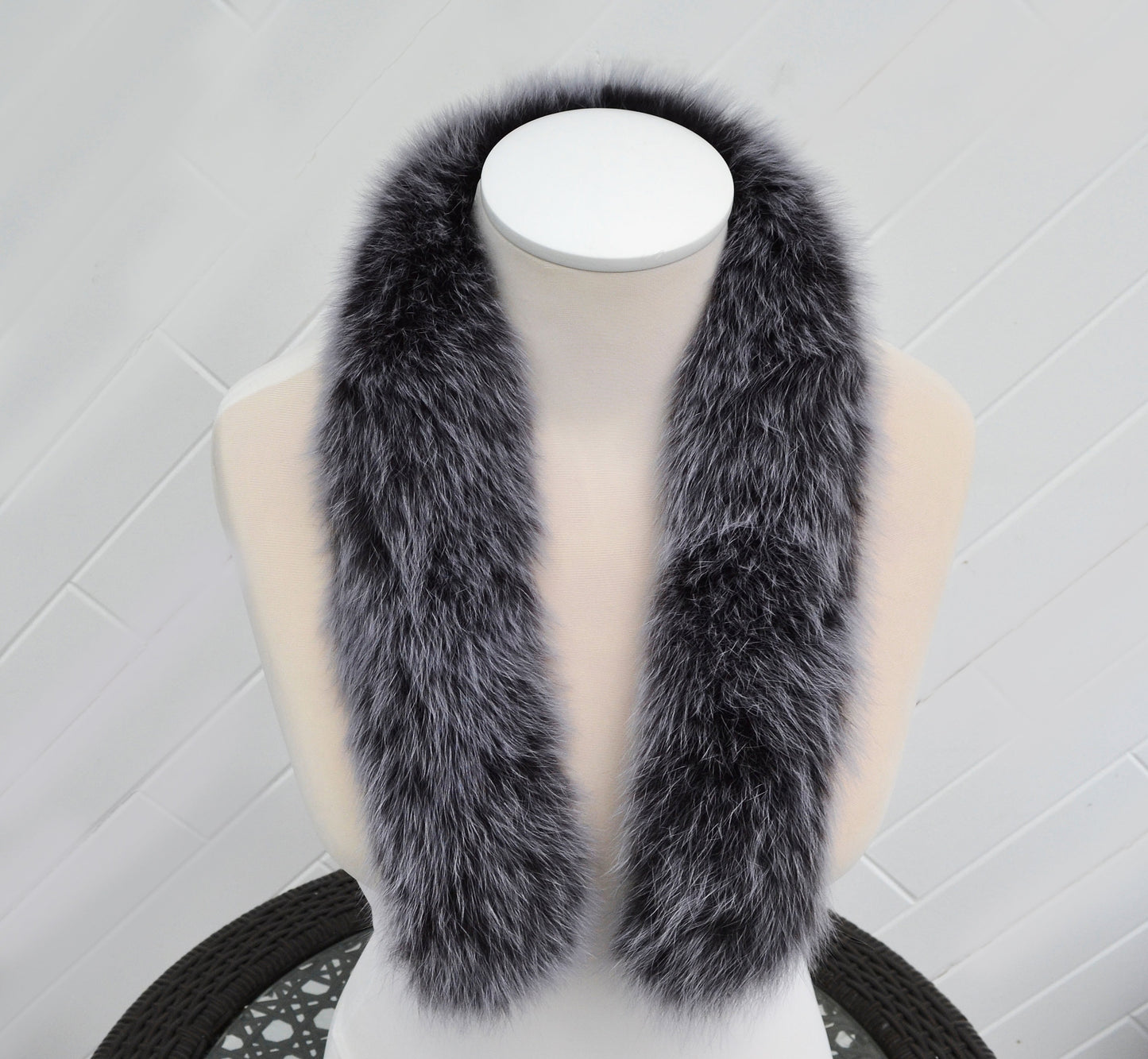 BY ORDER not Tail, Real Gray Fox Fur Trim Hood, Fur collar trim, Fox Fur Collar, Fur Scarf, Fur Ruff, Fox Fur Hood, Fox Fur, Super Soft