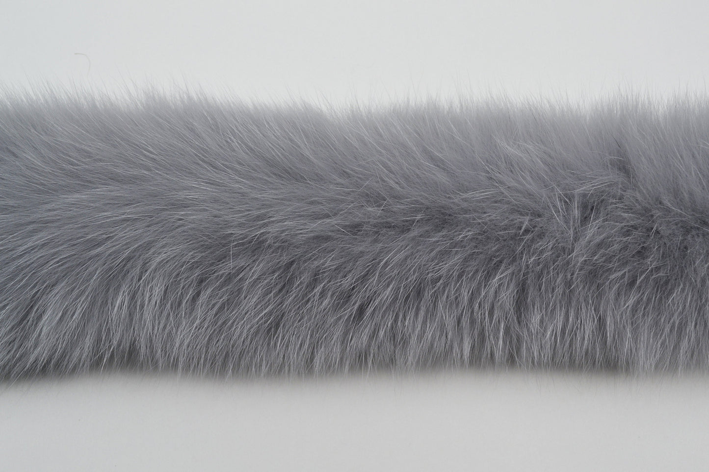 READY to SHIP not Tail Real Gray Fox Fur Trim Hood, Fur collar trim, Fox Fur Collar, Fur Scarf, Fur Ruff, Fox Fur Hood, Fox Fur, Super Soft