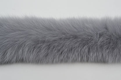 Gray Real Fur Replacement for Hood – genuine Arctic fox pelt – image 5