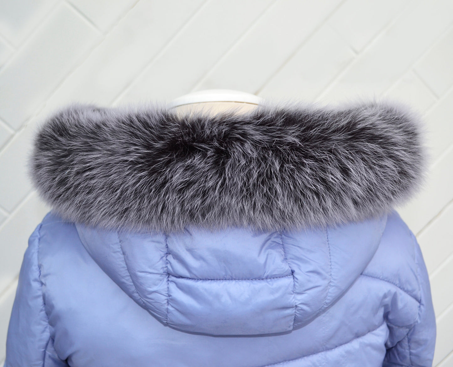 BY ORDER not Tail, Real Gray Fox Fur Trim Hood, Fur collar trim, Fox Fur Collar, Fur Scarf, Fur Ruff, Fox Fur Hood, Fox Fur, Super Soft