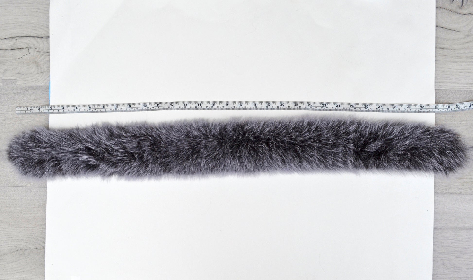 BY ORDER not Tail, Real Gray Fox Fur Trim Hood, Fur collar trim, Fox Fur Collar, Fur Scarf, Fur Ruff, Fox Fur Hood, Fox Fur, Super Soft