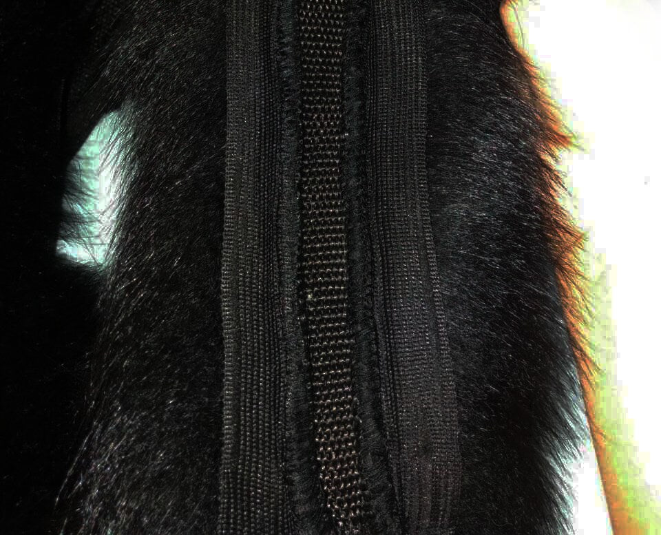 BY ORDER XL Double Real Fox Fur (Tail) Trim Hood, Fur collar trim, Fox Fur Collar, Fur Scarf, Fur Ruff, Fox Fur Hood, Hood Fur, stripe