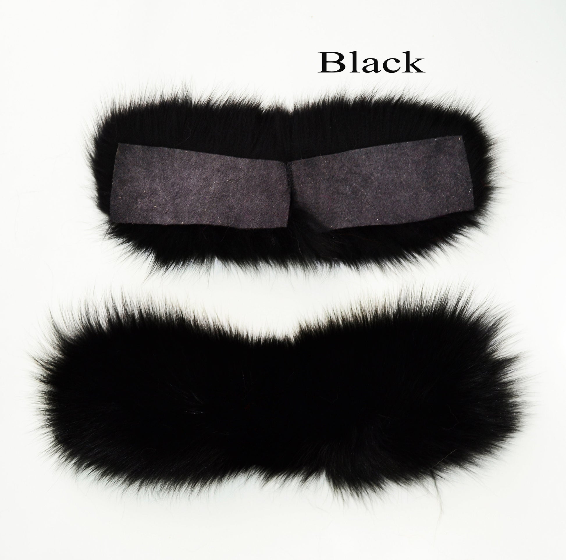 Fox Fur Trim for Slides, Fluffy Fur Sandals, Shoe Embellishment