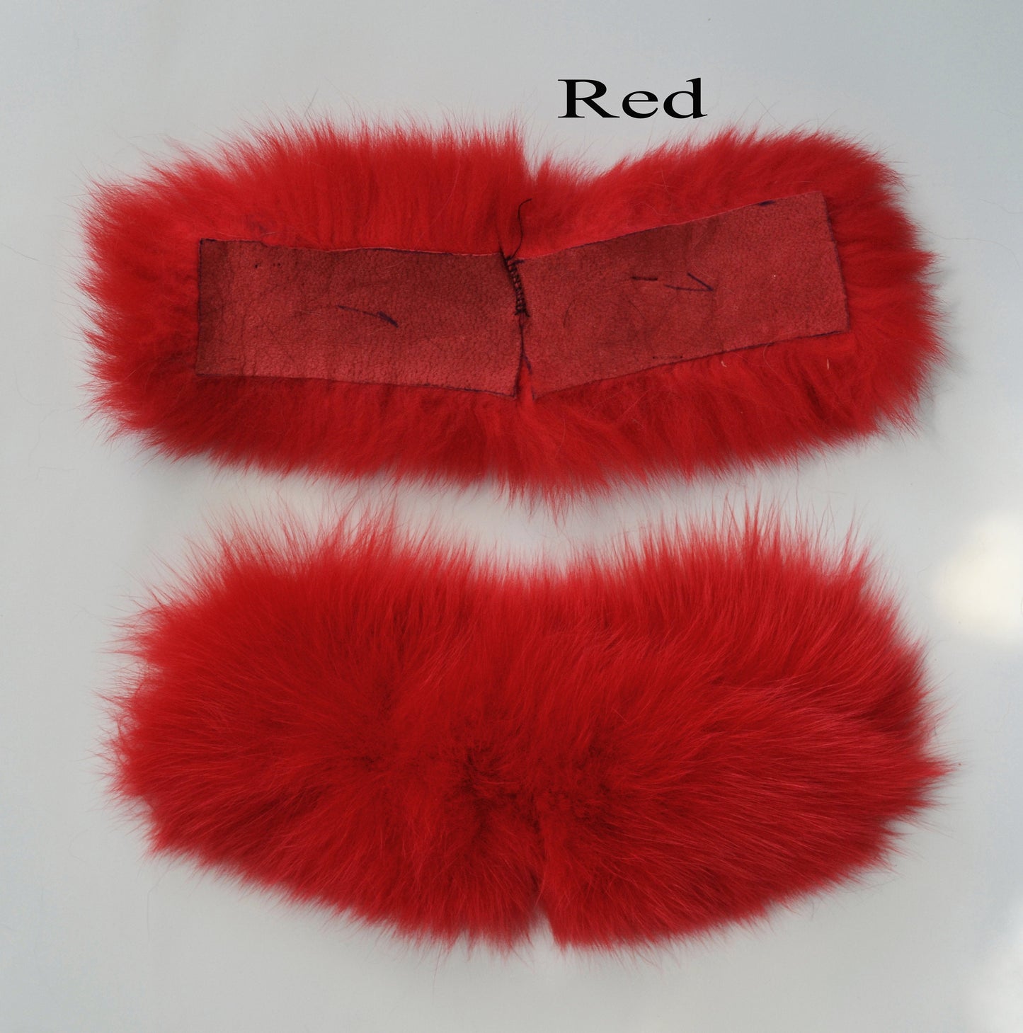 Fox Fur Trim for Slides, Fluffy Fur Sandals, Shoe Embellishment