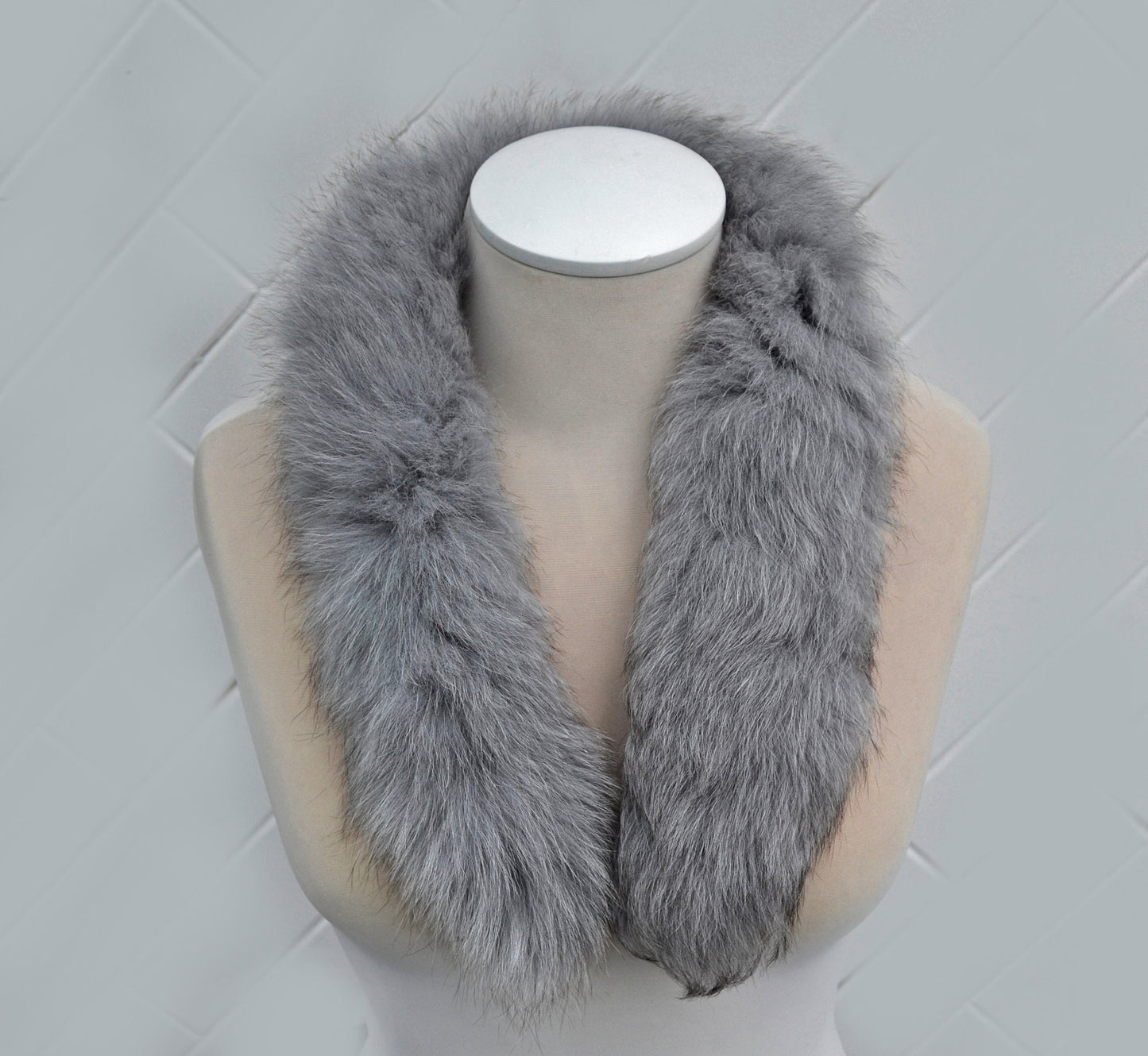 BY ORDER Real Fox Fur (Tail) Trim Hood, Fur collar trim, Fox Fur Collar, Fur Scarf, Fur Ruff, Fur Hood, Fur stripe, Coat Trim, Jacket