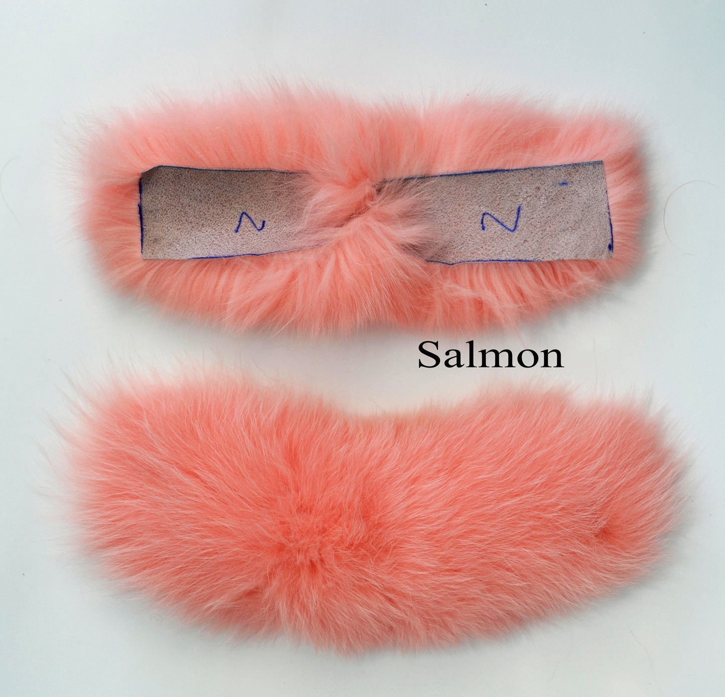 Fox Fur Trim for Slides, Fluffy Fur Sandals, Shoe Embellishment