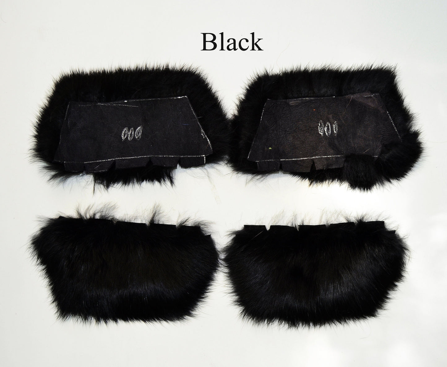 Real Fur for Slippers, Rabbit Fur Pieces, Pair of Rabbit Fur Trims, Rabbit Fur for Sandals, Fluffy Fur Slides, Fur Slippers, Fur Shoes, Flip
