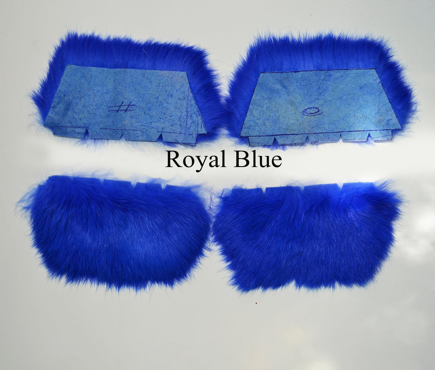 Real Fur for Slippers, Rabbit Fur Pieces, Pair of Rabbit Fur Trims, Rabbit Fur for Sandals, Fluffy Fur Slides, Fur Slippers, Fur Shoes, Flip