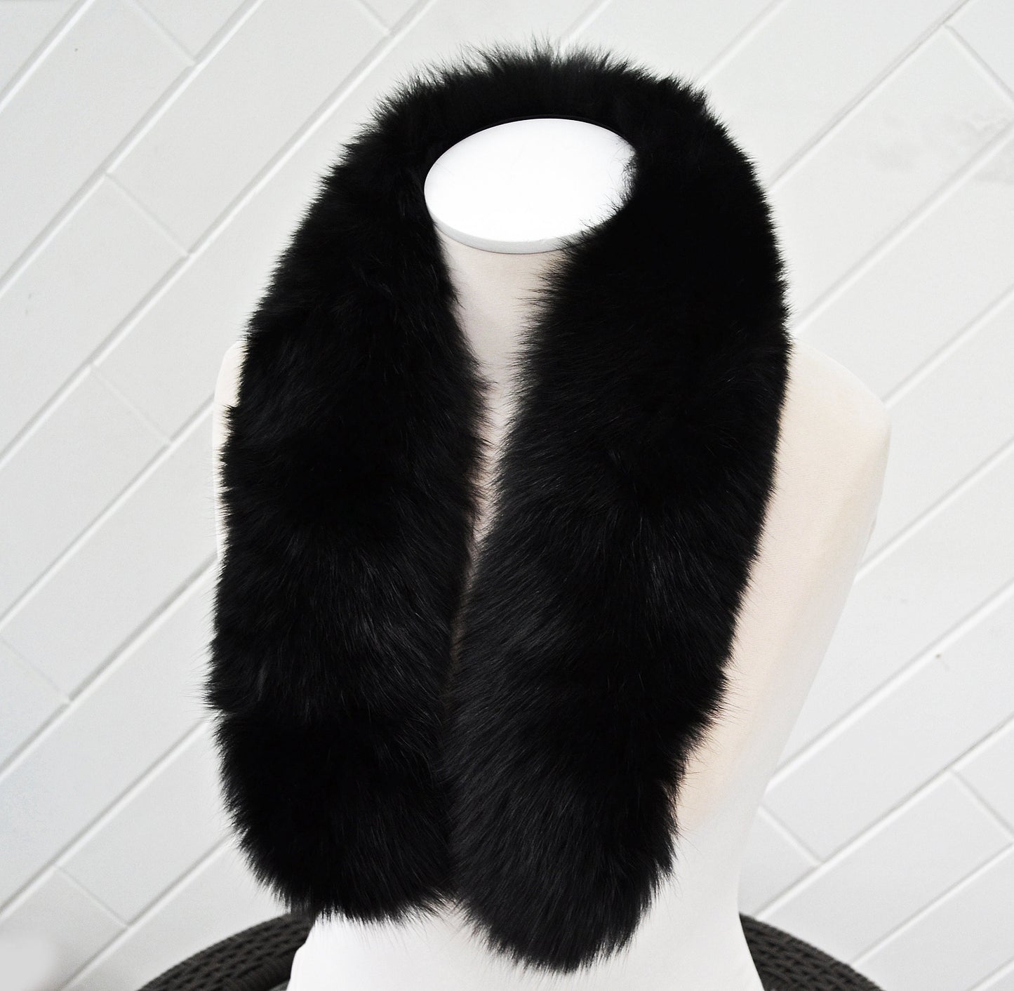BY ORDER (not Tail) XL Extra Large Real Fox Fur Trim Hood, Fur collar trim, Fox Fur Collar, Fur Scarf, Fur Ruff, Fox Fur Hood, Hood Fur