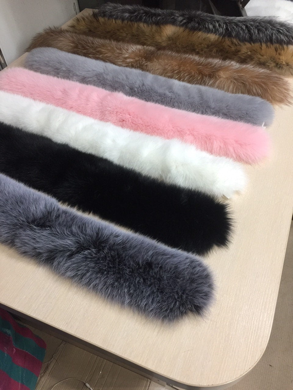 BY ORDER (not Tail) XL Extra Large Real Fox Fur Trim Hood, Fur collar trim, Fox Fur Collar, Fur Scarf, Fur Ruff, Fox Fur Hood, Hood Fur