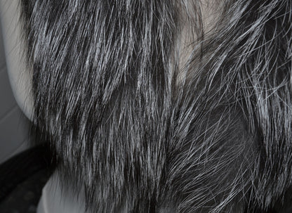 Gray Parka Fur Trim – genuine Arctic fox pelt – image 6