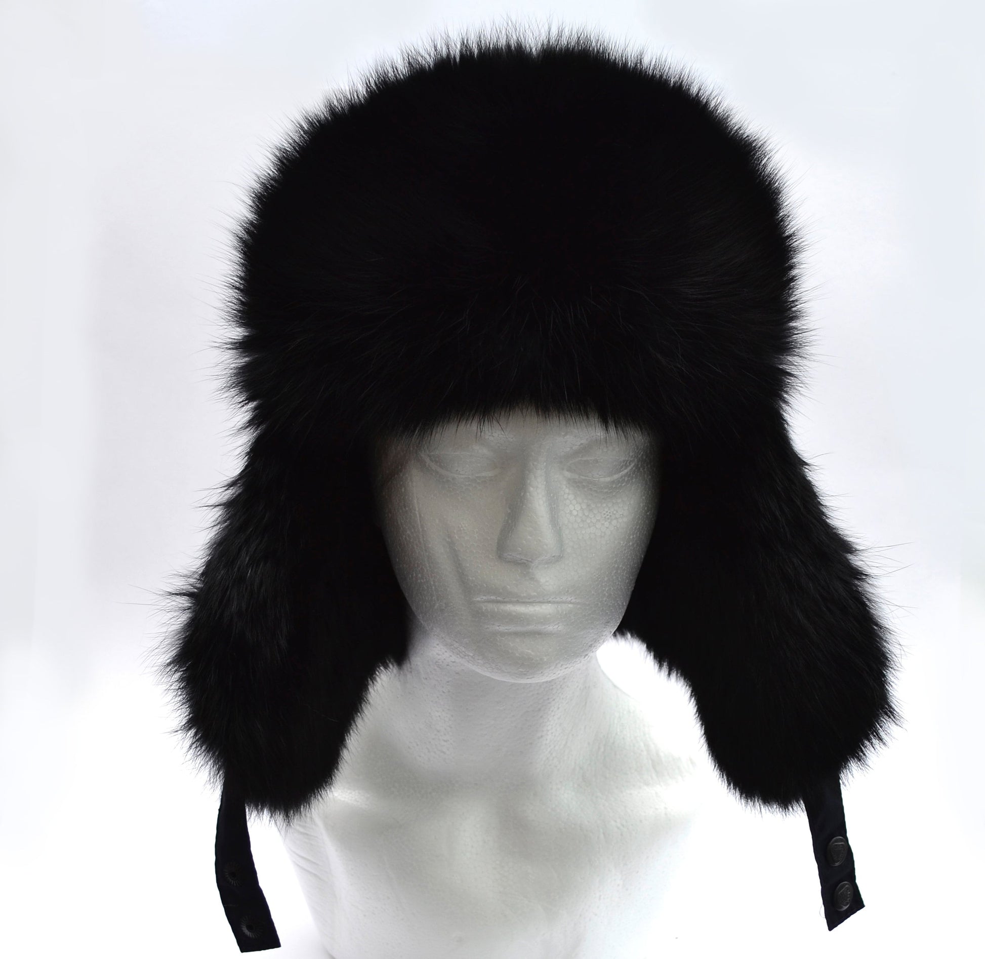 READY to SHIP Fur Ear Flap Hat, Men real fur hat, Trapper Hat, Aviator Hat, Ushanka, Russian Hat, Ski Hat, Rabbit Fur, Fur Hat Ear Flaps