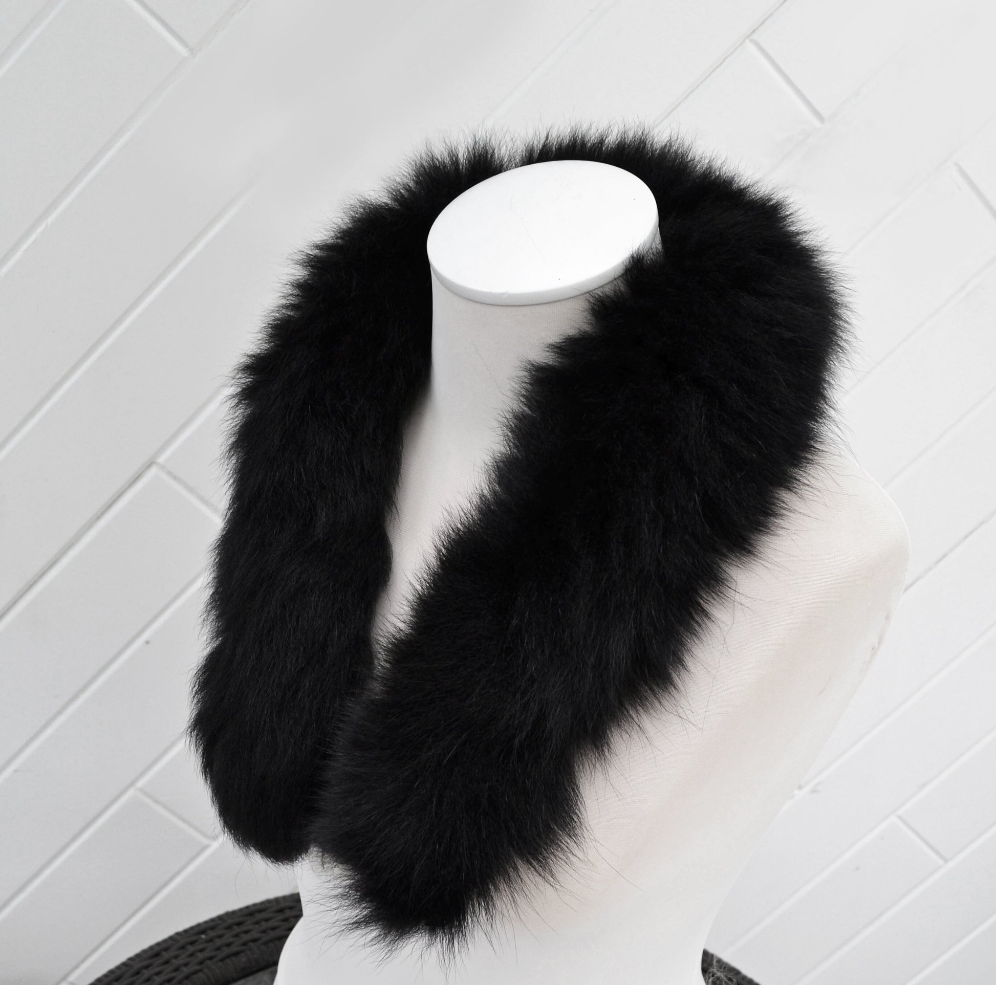 BY ORDER, 60-70 cm Real Fox Fur (Tail) Trim Hood, Fur collar trim, Fox Fur Collar, Fur Scarf, Fur Ruff, Fur Hood, Fur stripe, Coat Trim