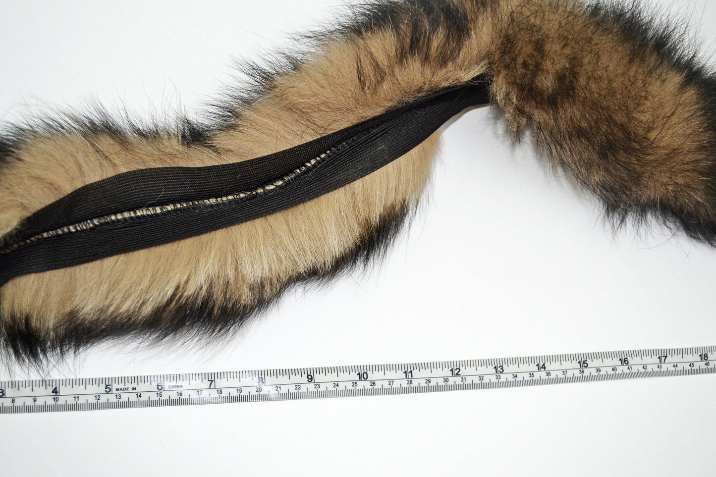 BY ORDER Real Fox Fur (Tail) Trim Hood, Fur collar trim, Fox Fur Collar, Fur Scarf, Fur Ruff, Fur Hood, Fur stripe, Coat Trim, Jacket