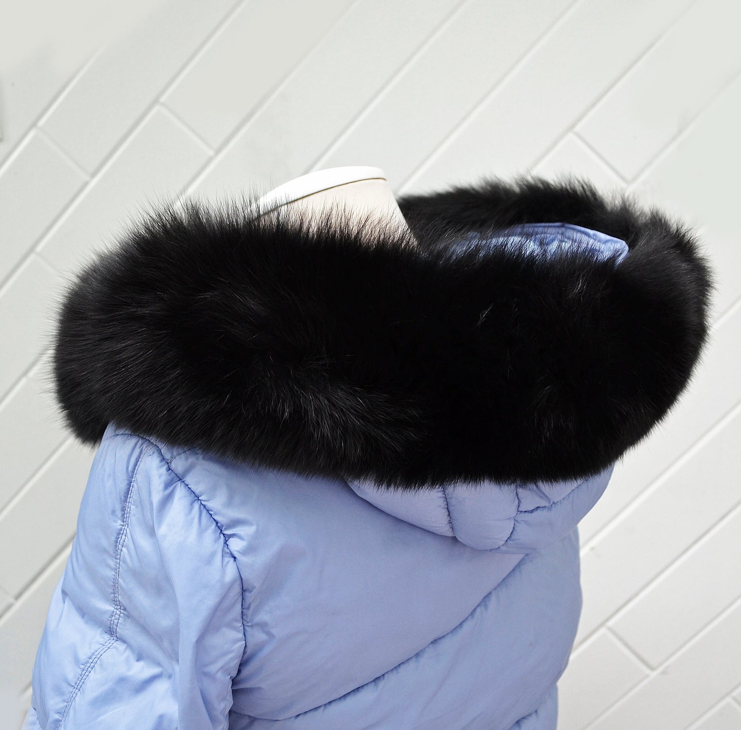 BY ORDER (not Tail) XL Extra Large Real Fox Fur Trim Hood, Fur collar trim, Fox Fur Collar, Fur Scarf, Fur Ruff, Fox Fur Hood, Hood Fur