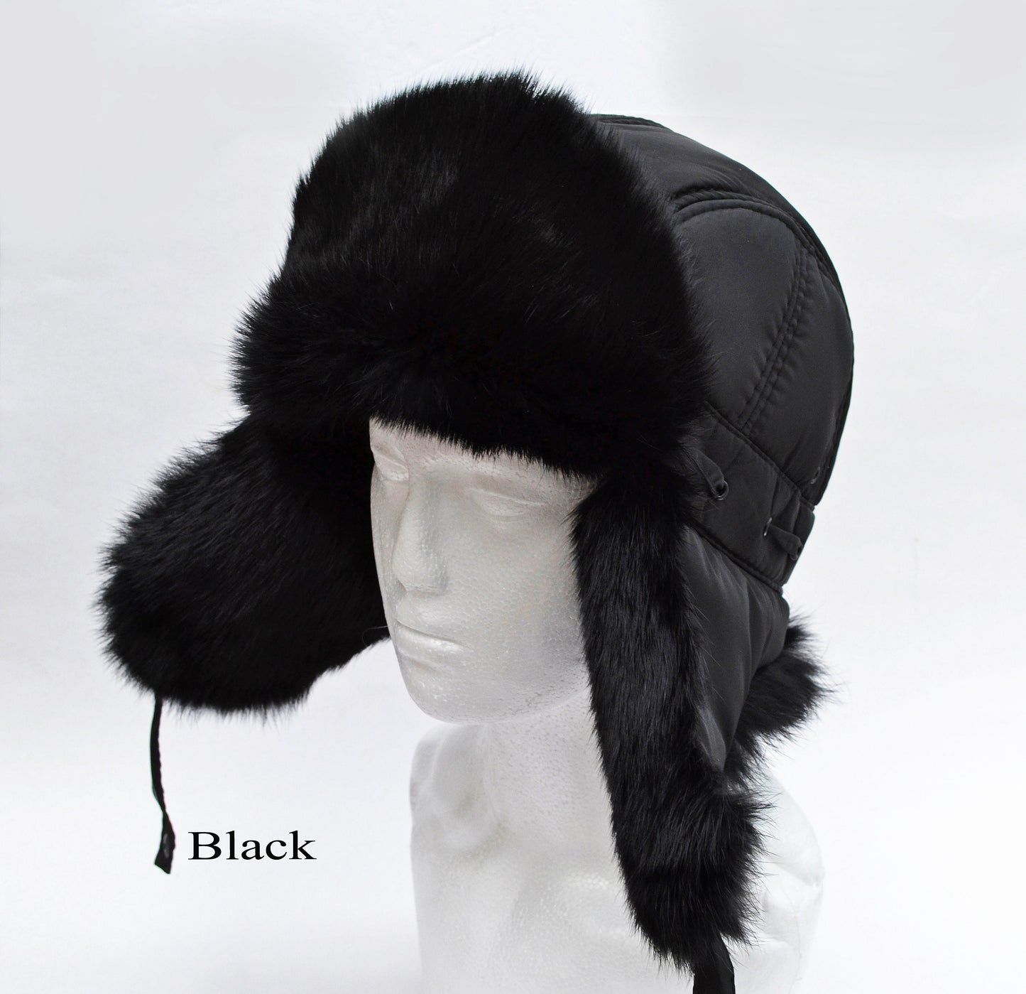 READY to SHIP Fur Ear Flap Hat, Men real fur hat, Trapper Hat, Aviator Hat, Ushanka, Russian Hat, Ski Hat, Rabbit Fur, Fur Hat Ear Flaps