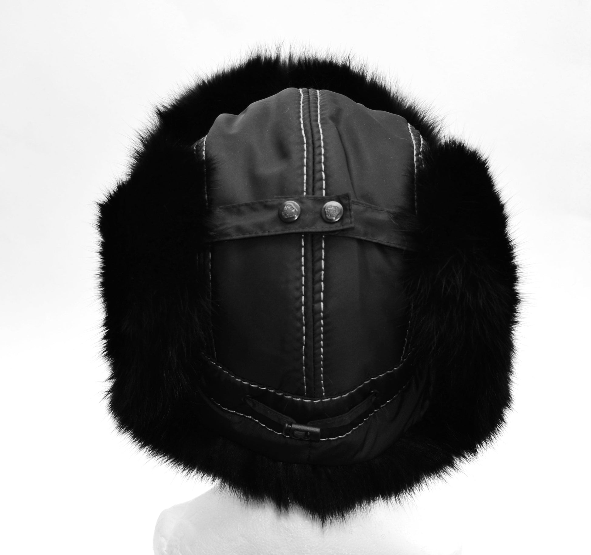 READY to SHIP Fur Ear Flap Hat, Men real fur hat, Trapper Hat, Aviator Hat, Ushanka, Russian Hat, Ski Hat, Rabbit Fur, Fur Hat Ear Flaps