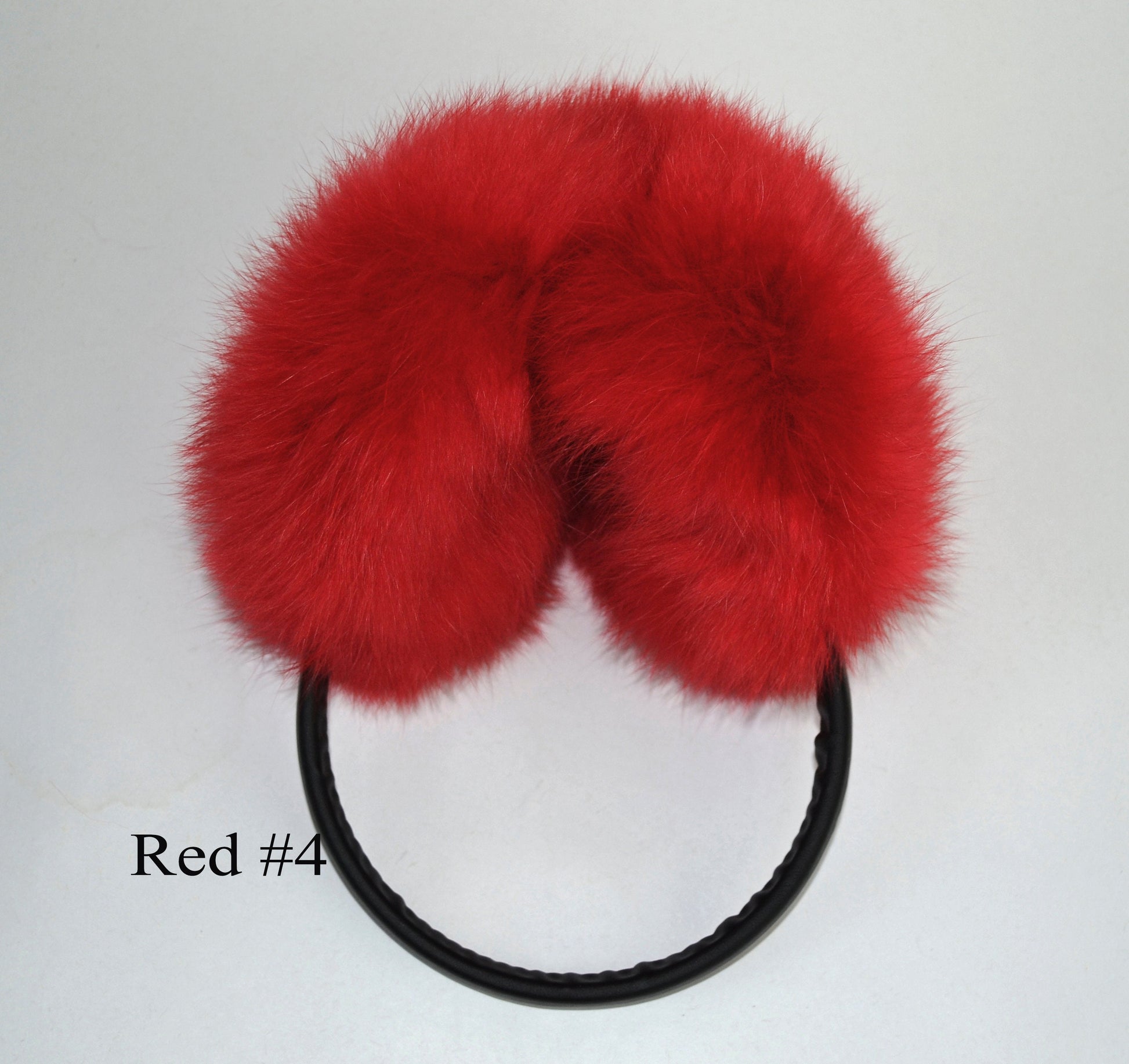 Real Fur Earmuffs, Rabbit Fur Ear Warmer, Red Earmuffs, Large Ear Muffs, Fluffy Ear Muffs, Earmuffs Women, Rabbit Fur Ear Warmers, Fur Band