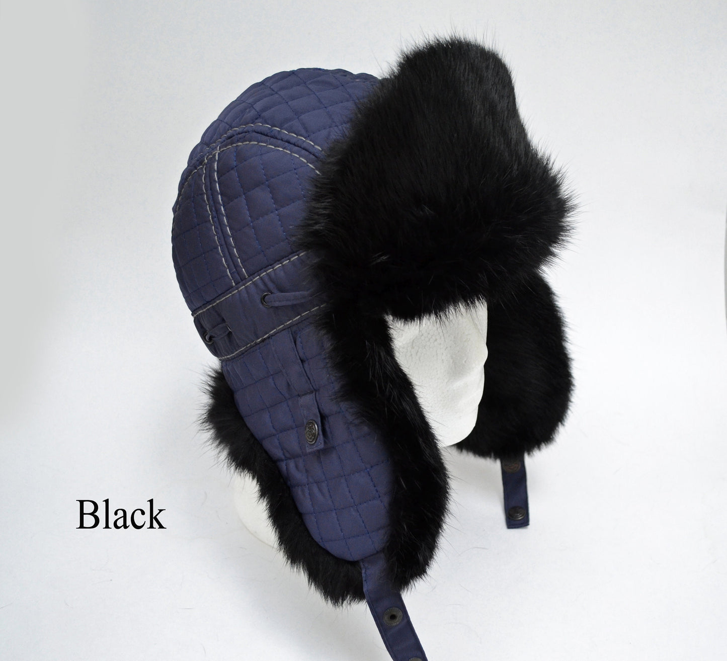 READY to SHIP Child Real Fur Hat, Aviator Hat, Ushanka, Russian Hat, Ski Hat, Rabbit Fur Hat Ear Flaps, Warm Hat, Childs Fur Hat, Trapper