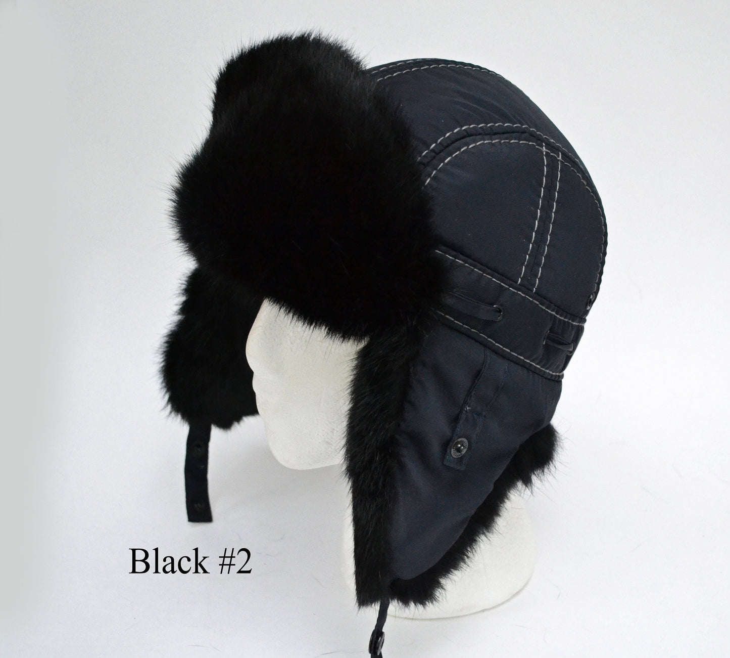 READY to SHIP Child Real Fur Hat, Aviator Hat, Ushanka, Russian Hat, Ski Hat, Rabbit Fur Hat Ear Flaps, Warm Hat, Childs Fur Hat, Trapper