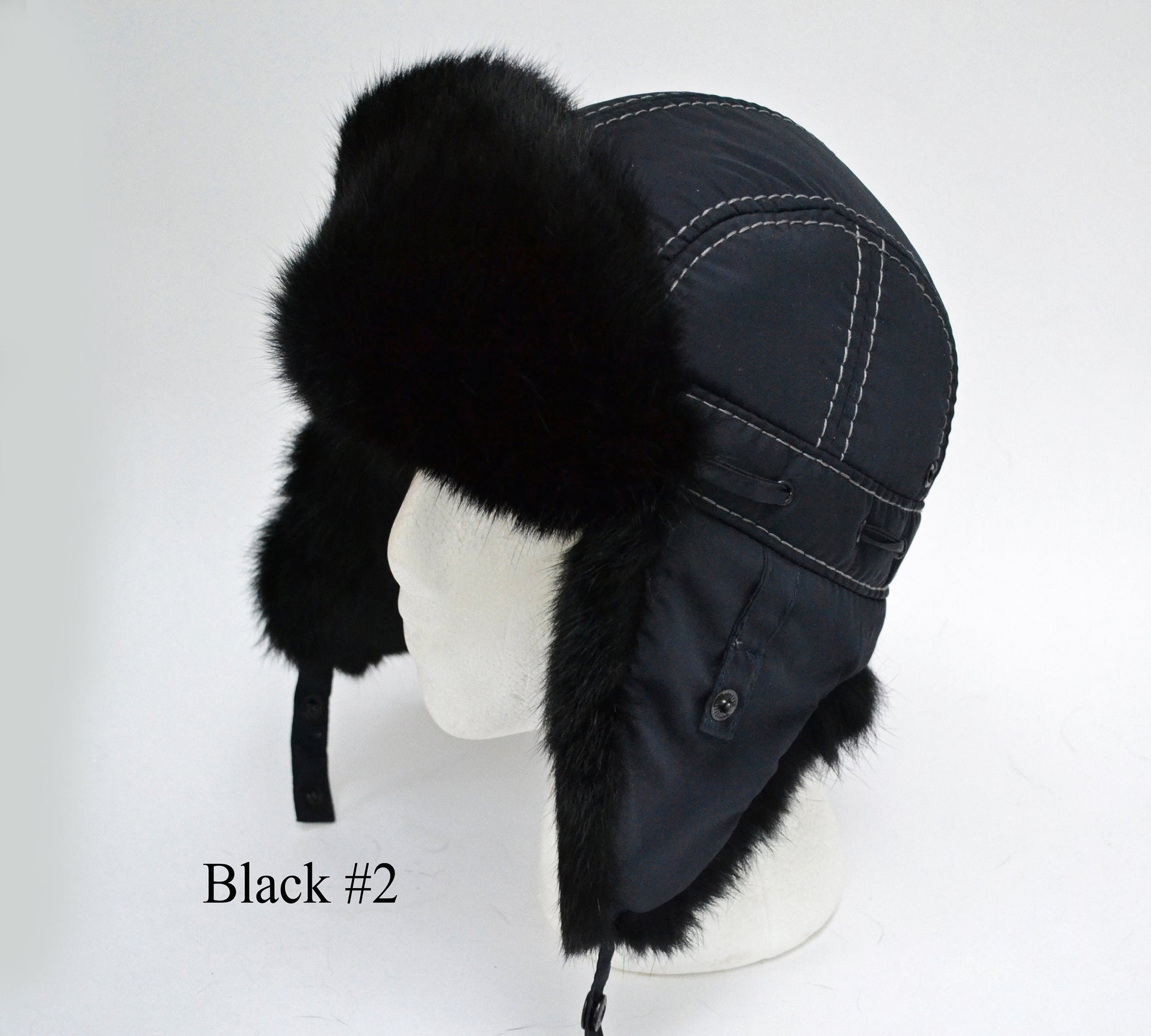 READY to SHIP Child Real Fur Hat, Aviator Hat, Ushanka, Russian Hat, Ski Hat, Rabbit Fur Hat Ear Flaps, Warm Hat, Childs Fur Hat, Trapper
