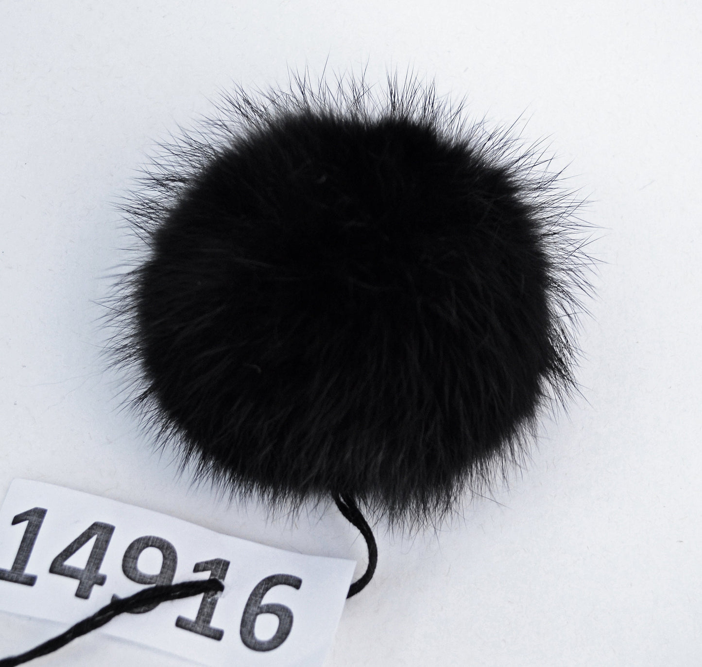 Handmade Rabbit Fur Pom Pom: Detachable Tuque & Beanie Accessory