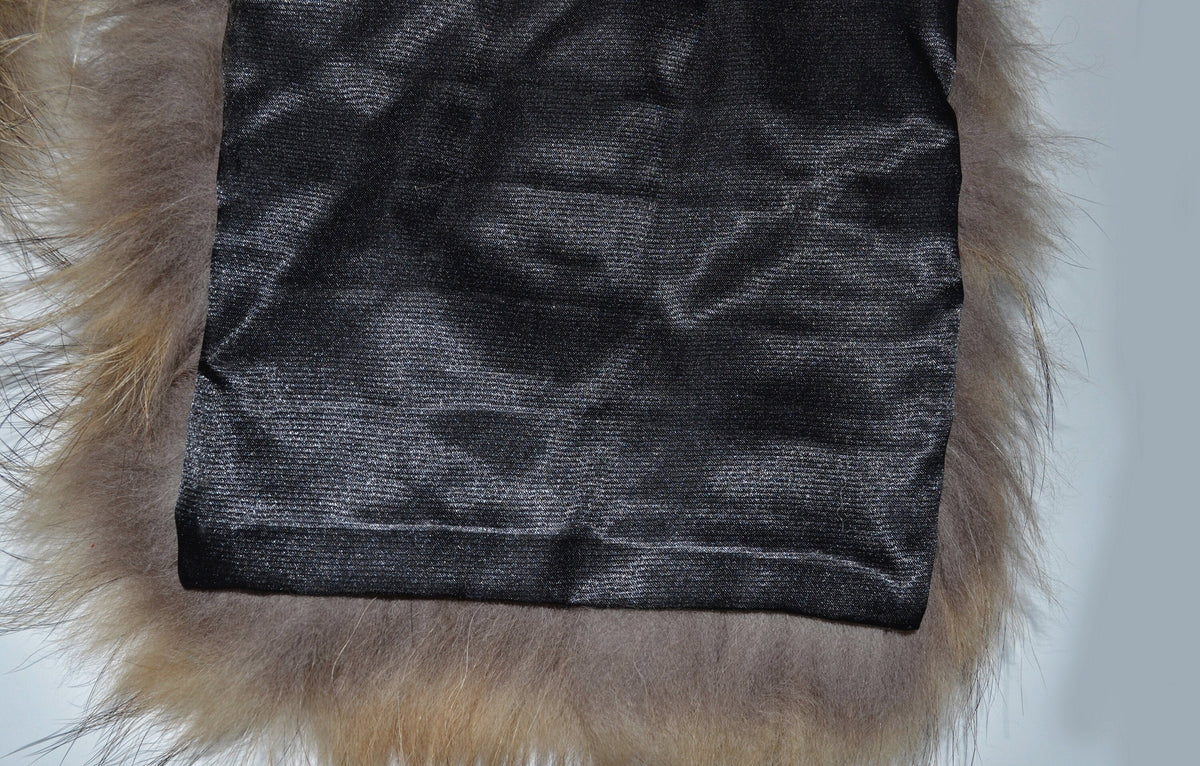 Real raccoon fur pockets for coat or cardigan – view 3