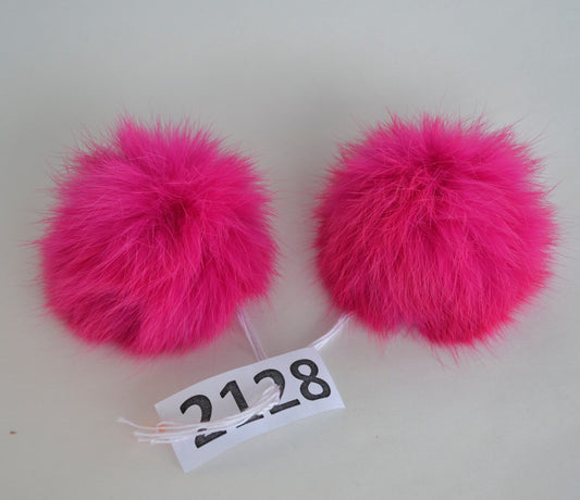 3" to 4,5" FUR POM POM! Double Rabbit Pom Pom, Fur Pompom, Rabbit Fur, Pom Pom for Hat, Children, Handmade, Tuque, Beanie, Baby Hat, Pompon