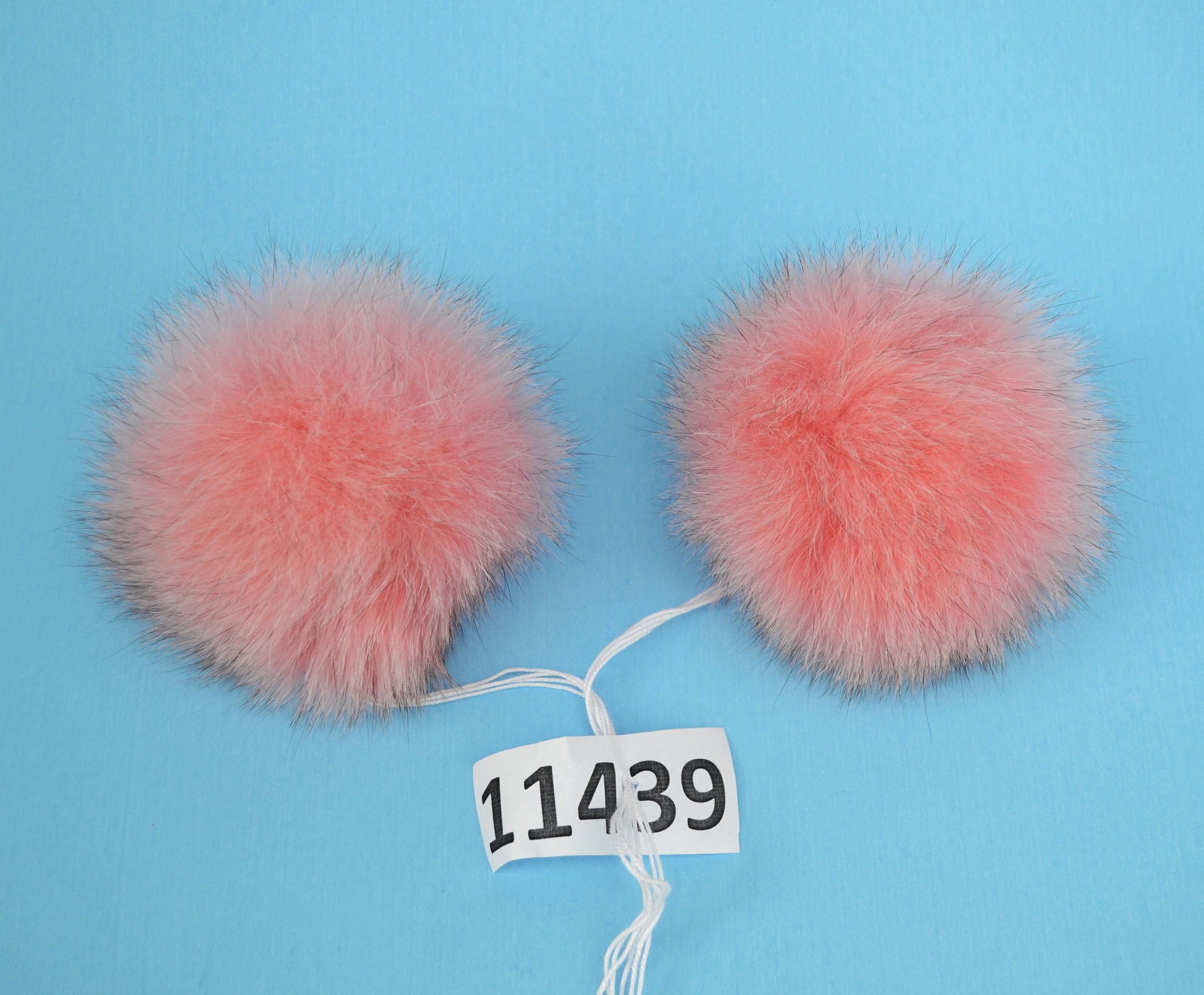 4,5" to 5" HIGHEST QUALITY FOX Pom Poms! Double Fox Fur Shiny Soft Pom Pom for Women Hat Beanie Tuque Winter Knit Hats Puff Fluffy Fur Ball