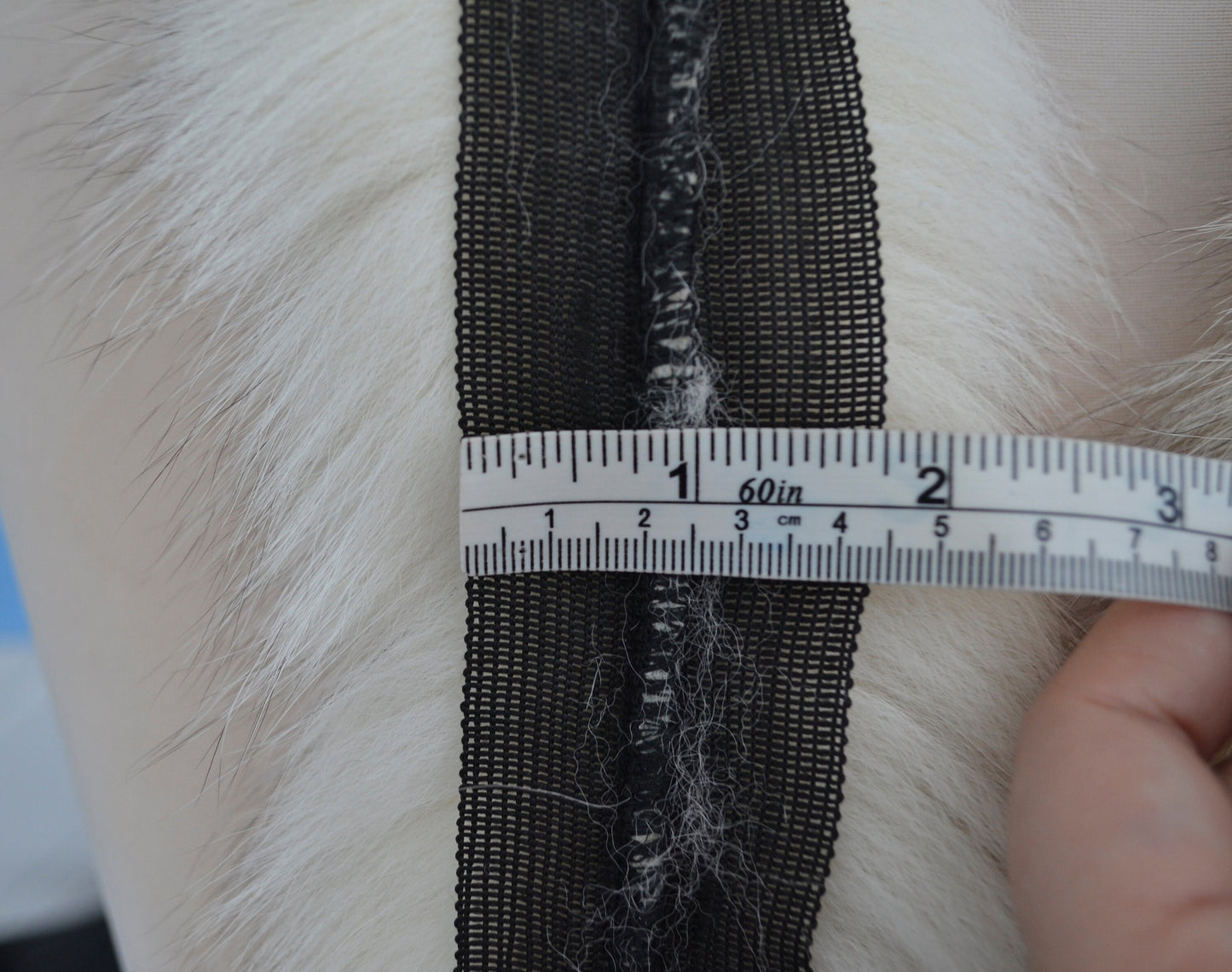 BY ORDER, Real Fox Fur (Tail) Trim Hood, Fur collar trim, Fox Fur Collar, Fur Scarf, Fur Ruff, Fur Hood, Fur stripe, Coat Trim, pink