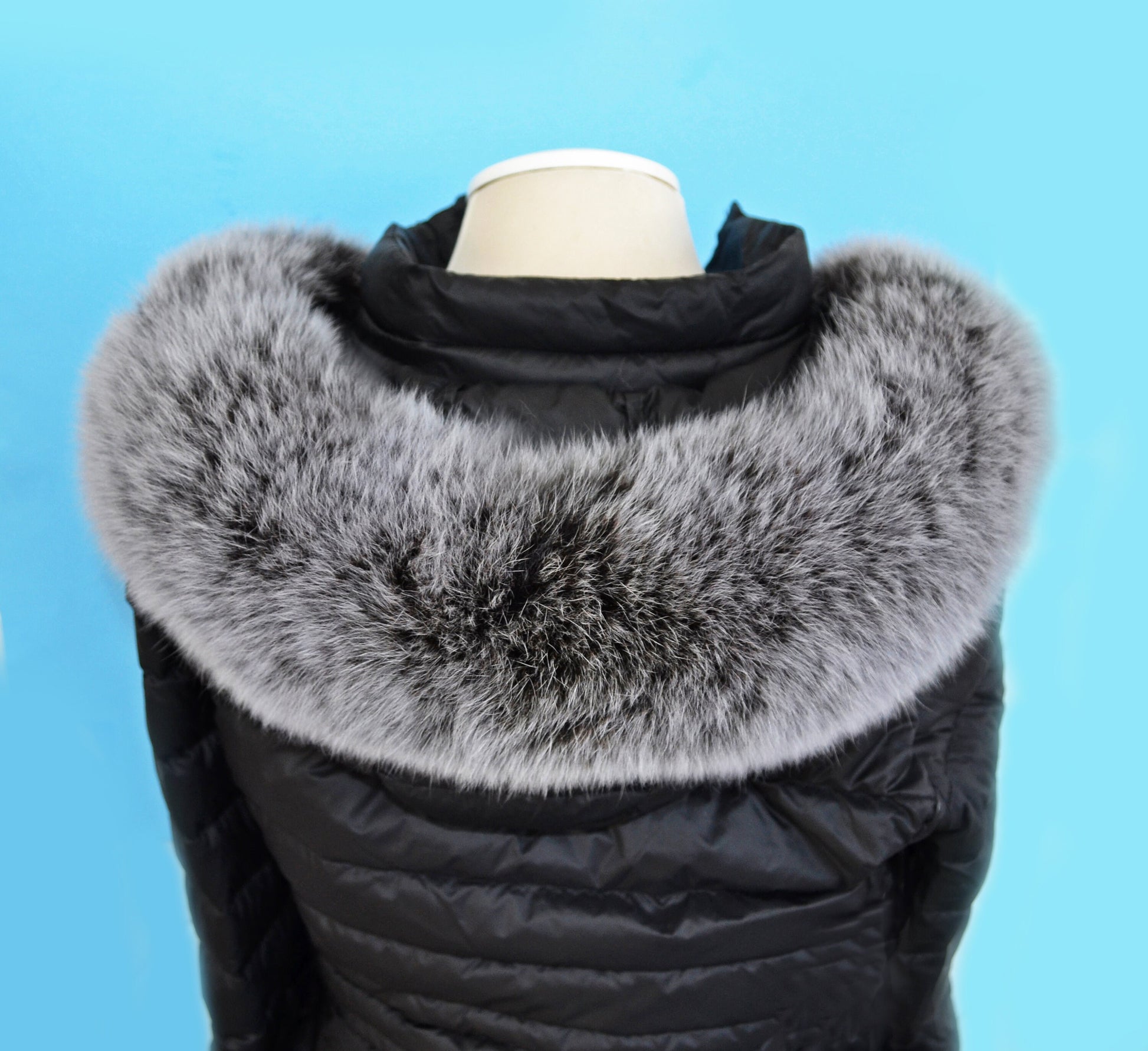 BY ORDER (not Tail) XL Extra Large Real Fox Fur Trim Hood, Fur collar trim, Fox Fur Collar, Fur Scarf, Fur Ruff, Fox Fur Hood, Jacket