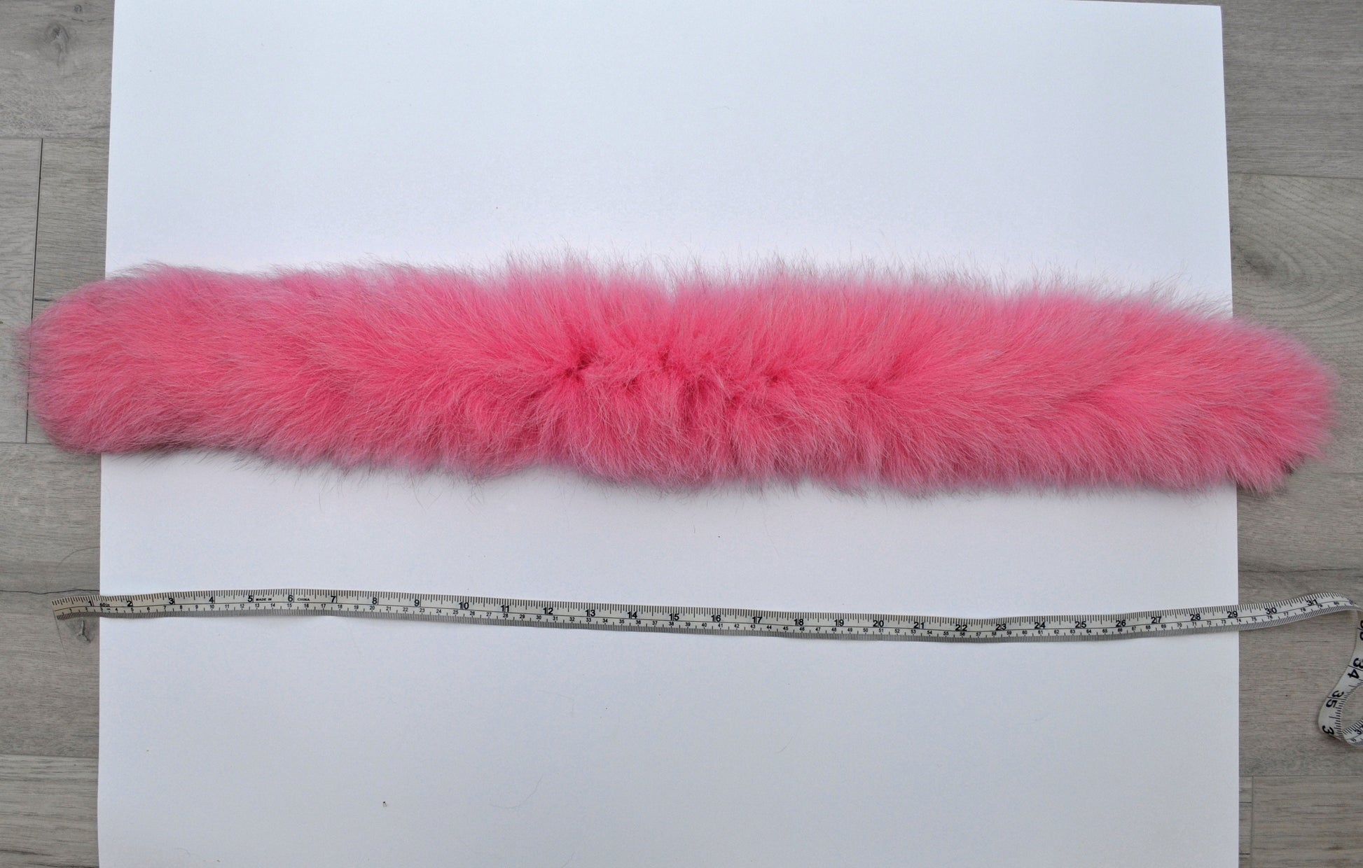 READY to SHIP, Real Fox Fur (Tail) Trim Hood, Fur collar trim, Fox Fur Collar, Fur Scarf, Fur Ruff, Fur Hood, Fur stripe, Coat Trim, Jacket