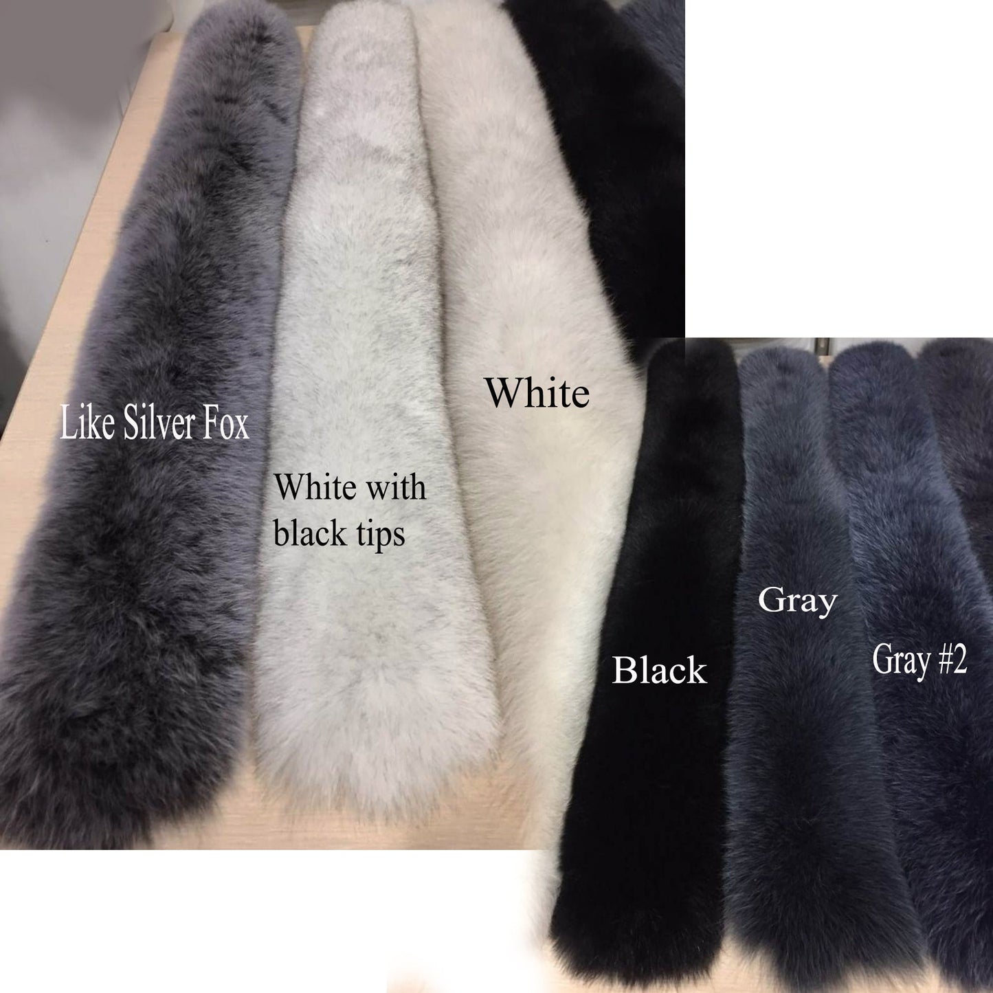 BY ORDER, 14-16 cm WIDTH Double Large Finnish Fox Fur Trim Hood, Fur collar trim, Fox Fur Collar, Fur Scarf, Fur Ruff, Fox Fur Hood, Fox Fur