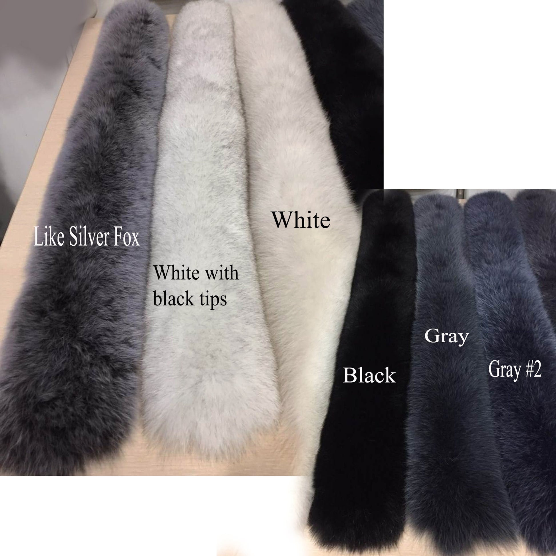 BY ORDER, 14-16 cm WIDTH Double Large Finnish Fox Fur Trim Hood, Fur collar trim, Fox Fur Collar, Fur Scarf, Fur Ruff, Fox Fur Hood, Fox Fur
