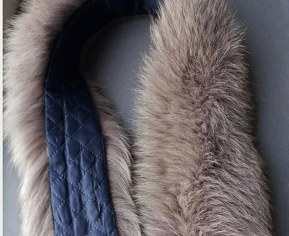Multiple colors Fox Fur Ruff triple – genuine fox tail fur – image 6