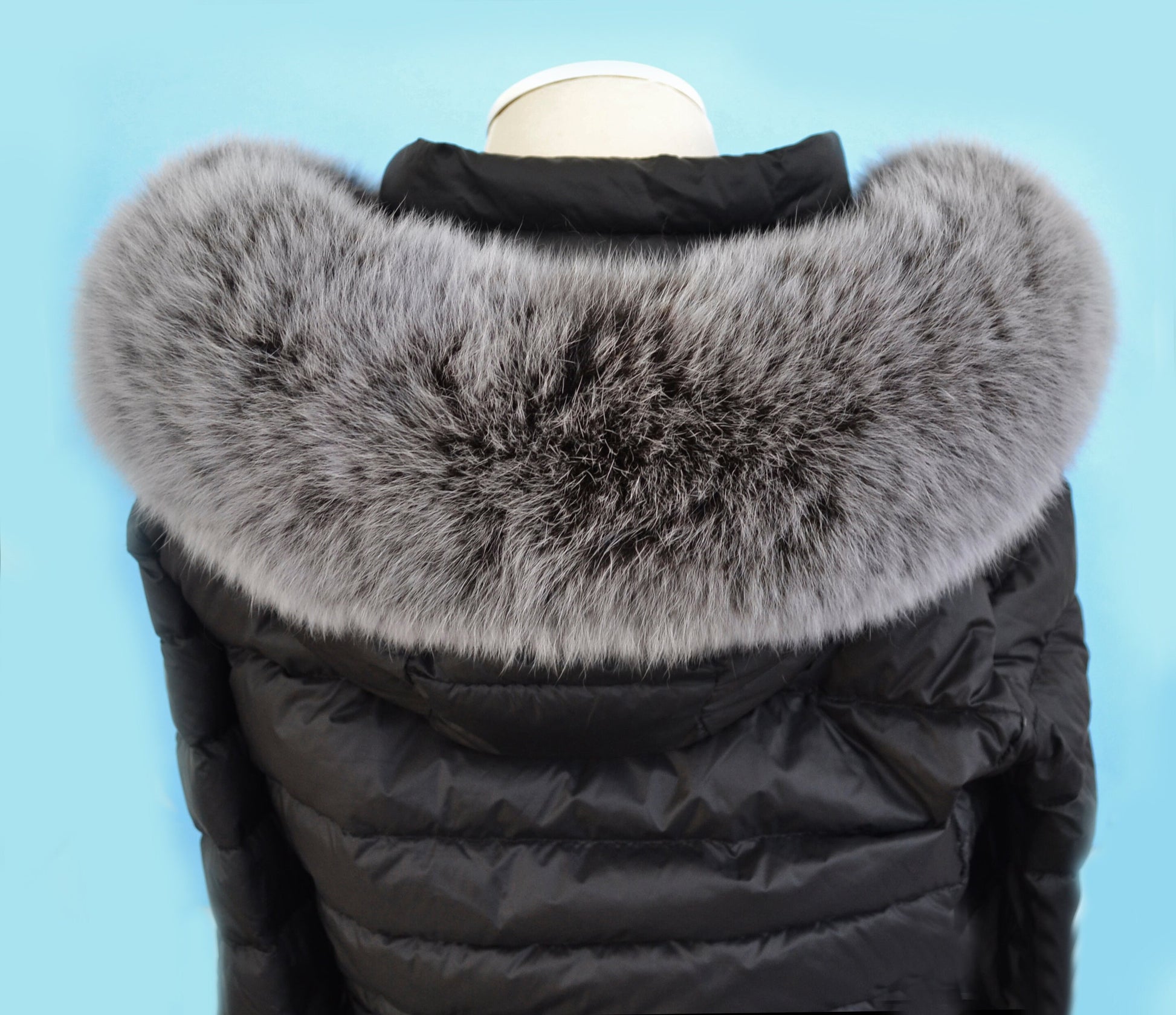 BY ORDER (not Tail) XL Extra Large Real Fox Fur Trim Hood, Fur collar trim, Fox Fur Collar, Fur Scarf, Fur Ruff, Fox Fur Hood, Jacket