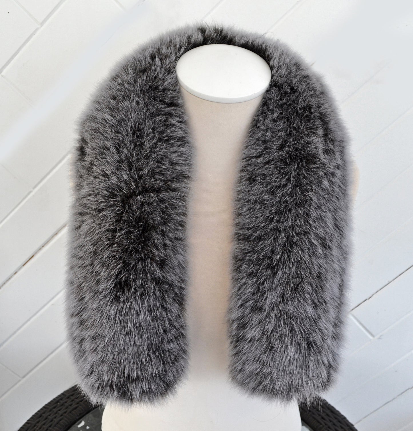 BY ORDER (not Tail) XL Extra Large Real Fox Fur Trim Hood, Fur collar trim, Fox Fur Collar, Fur Scarf, Fur Ruff, Fox Fur Hood, Jacket