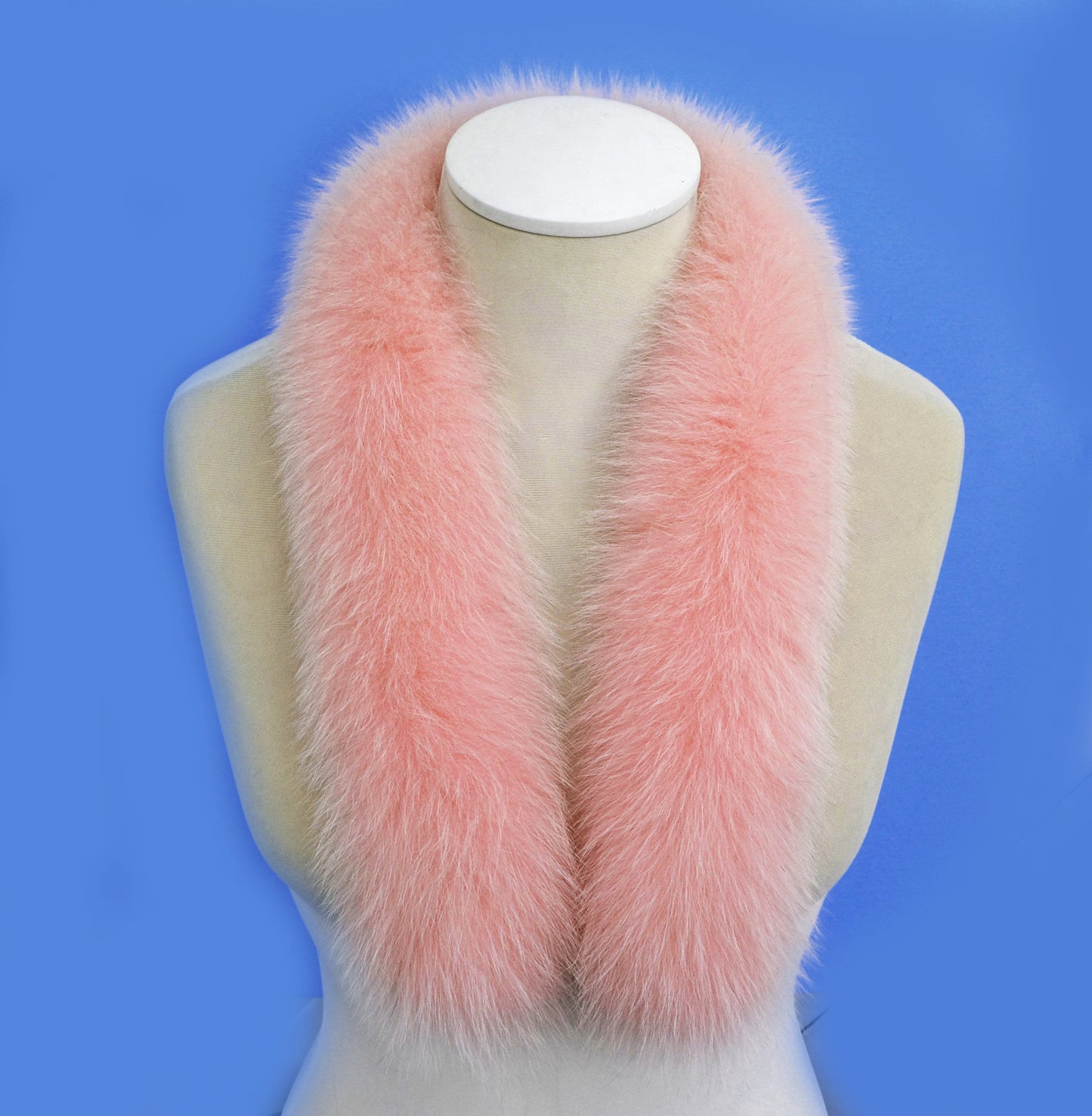 BY ORDER not Tail, High Quality Real Pink Fox Fur Trim Hood, Fur collar trim, Fox Fur Collar, Fur Scarf, Fur Ruff, Fox Fur Hood, Fox