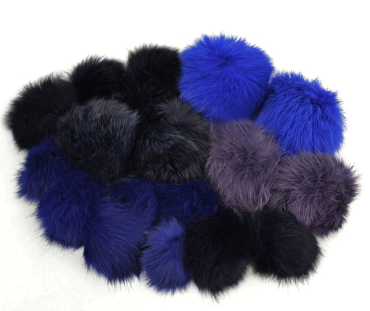 2" to 4,5" RABBIT FUR POM Poms! Genuine Fur Pom Pom Real Fur Ball Key Ring Large Rabbit Pompom Keychain Charm Pom Pom Hat Bag Purse Pom Pom