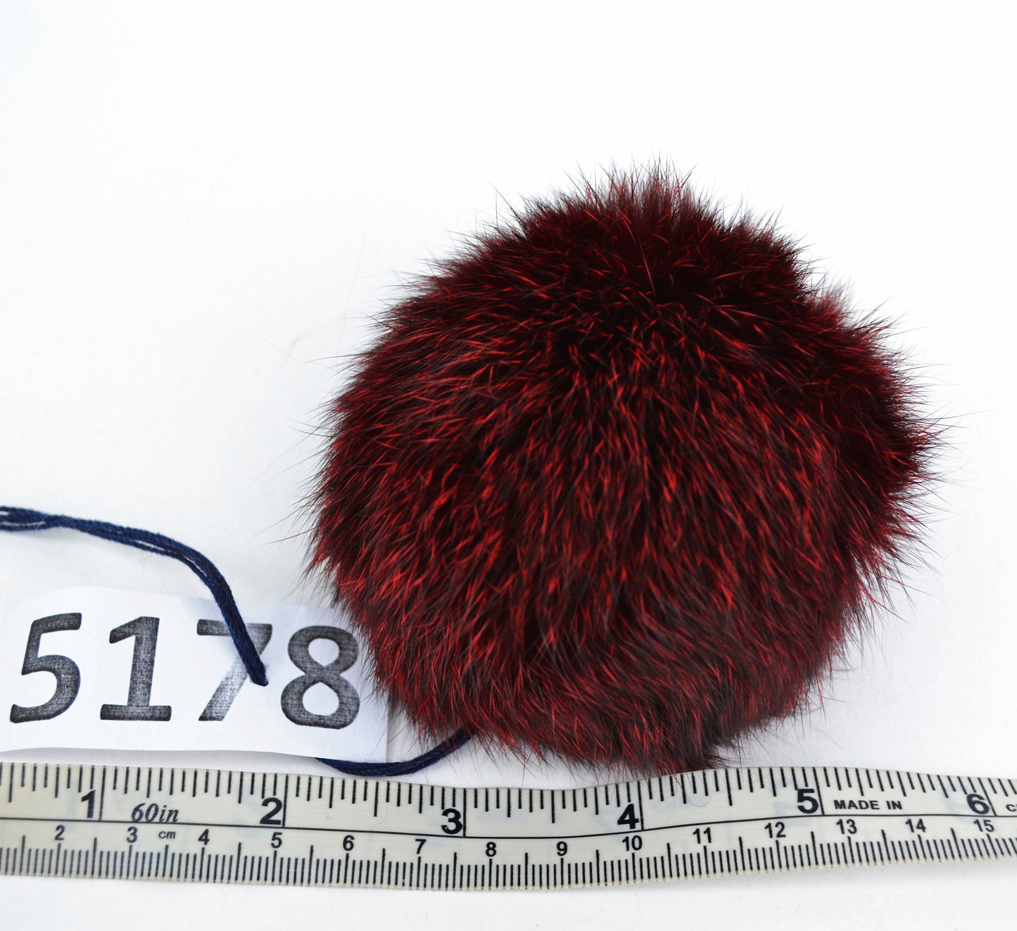2" to 4,5" RABBIT FUR POM Poms! Red Genuine Fur Pom Pom Real Rabbit Fur Ball Key Ring Large Rabbit Pompom Keychain Charm Pom Pom Hat Bag