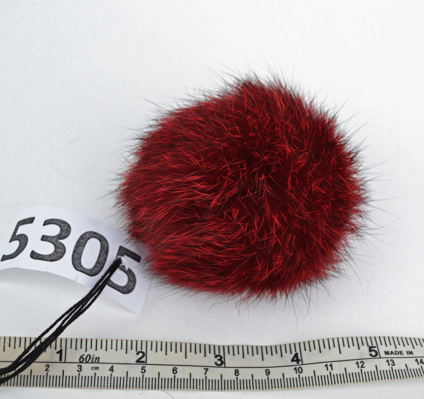 2" to 4,5" RABBIT FUR POM Poms! Red Genuine Fur Pom Pom Real Rabbit Fur Ball Key Ring Large Rabbit Pompom Keychain Charm Pom Pom Hat Bag