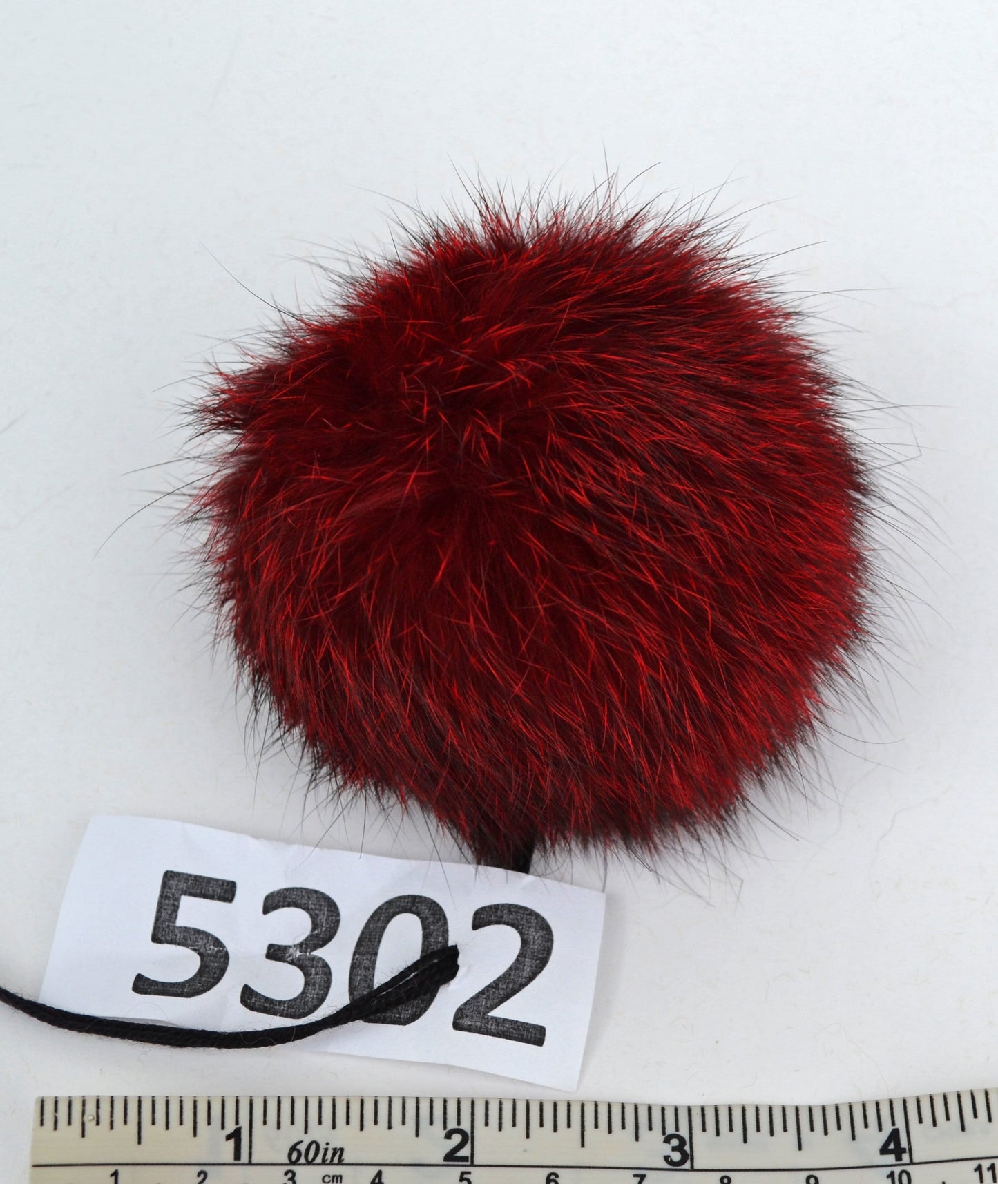 2" to 4,5" RABBIT FUR POM Poms! Red Genuine Fur Pom Pom Real Rabbit Fur Ball Key Ring Large Rabbit Pompom Keychain Charm Pom Pom Hat Bag