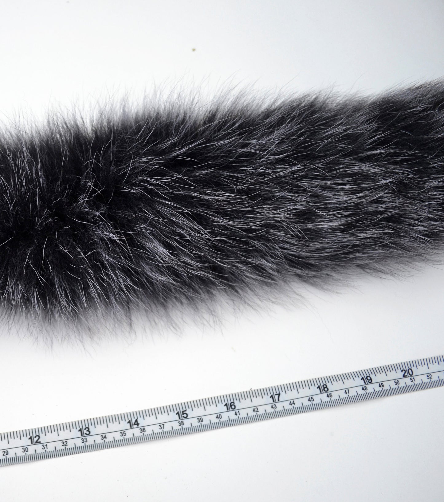 READY TO SHIP, Real Fox Fur (Tail) Trim Hood, Fur collar trim, Fox Fur Collar, Fur Scarf, Fur Ruff, Fur Hood, Fur stripe, Coat Trim, Jacket