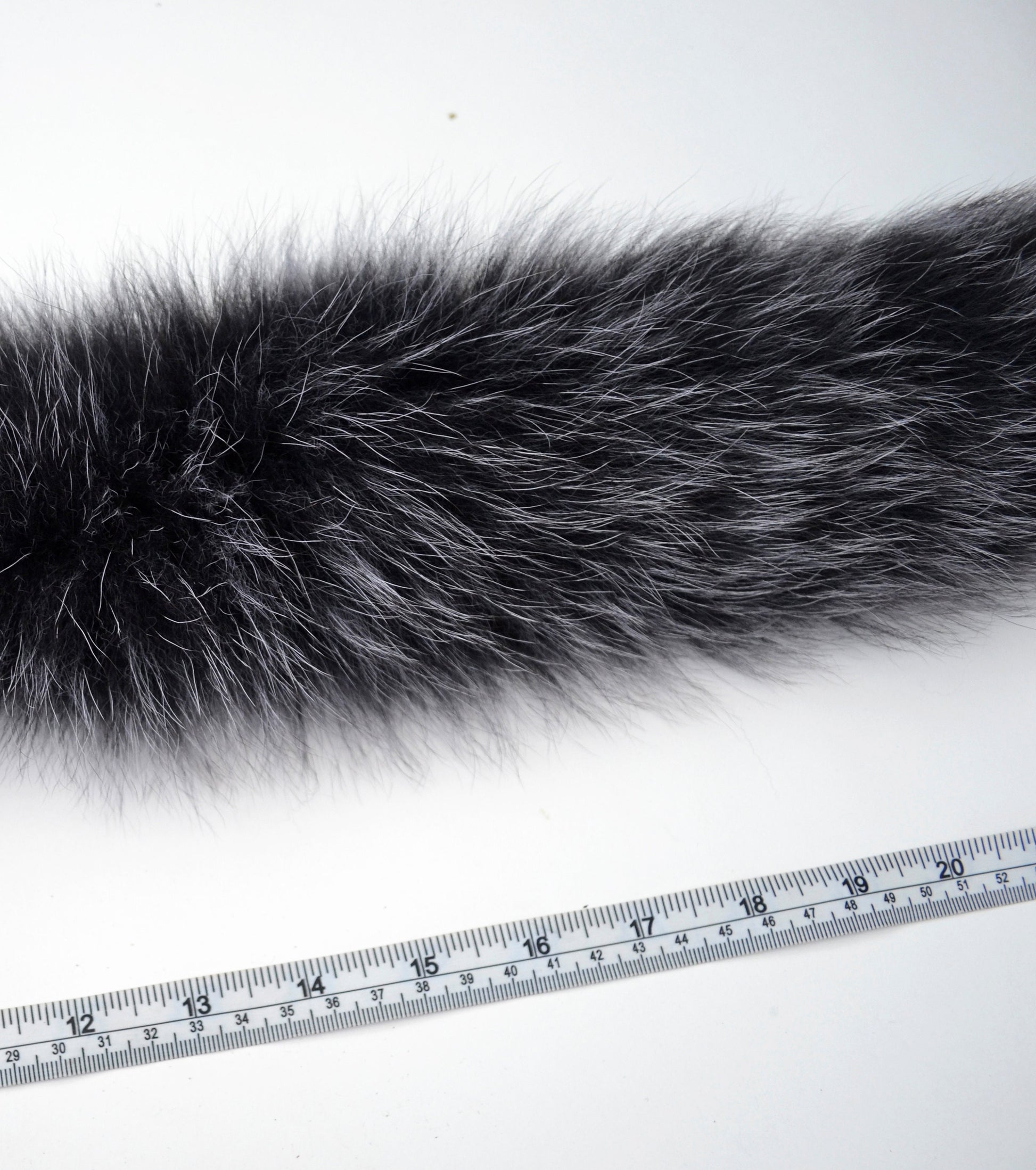 READY TO SHIP, Real Fox Fur (Tail) Trim Hood, Fur collar trim, Fox Fur Collar, Fur Scarf, Fur Ruff, Fur Hood, Fur stripe, Coat Trim, Jacket