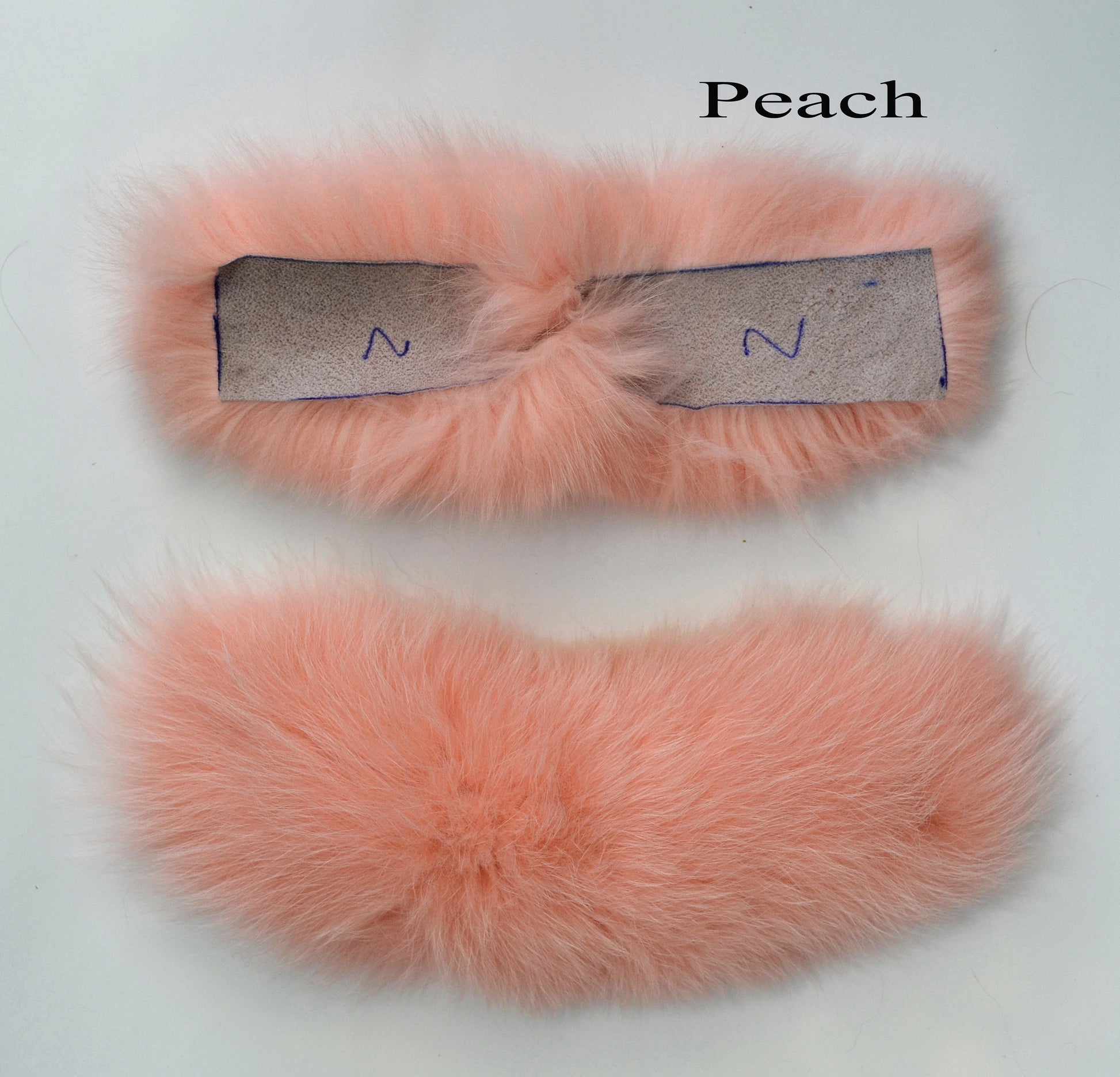 Fox Fur Trim for Slides, Fluffy Fur Sandals, Shoe Embellishment