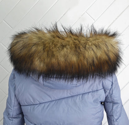 Faux Raccoon Fur Replacement Trim – 60–80 cm – product photo 5
