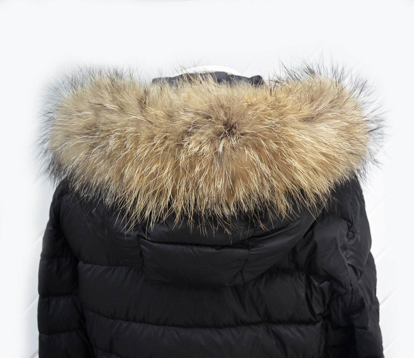 BY ORDER, 60 cm Real Raccoon Fur Collar, Fur Trim for Hoodies, Raccoon Fur Collar, Fur Scarf, Fur Ruff, Raccoon Fur Hood, Raccoon Fur