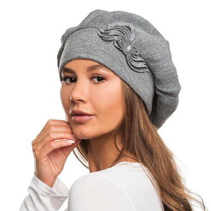 WINTER WOMAN BERET, Beret Hat, Winter Hat, Women's Hat, Knitted Beret Hat, Handmade Hat, Gift for Her, Warm Winter Hat, Slouchy Beret, Wool