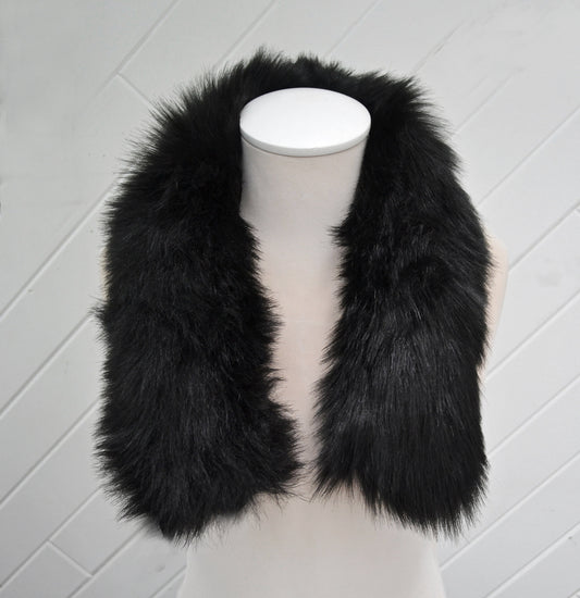 BY ORDER Faux Fur Vegan Trim Hood 70 cm, Faux Fur Collar Trim, Fake Fur, Fur Fabric, Fur Ruff, Faux Fur Hood, Hood Fur Jacket, Black
